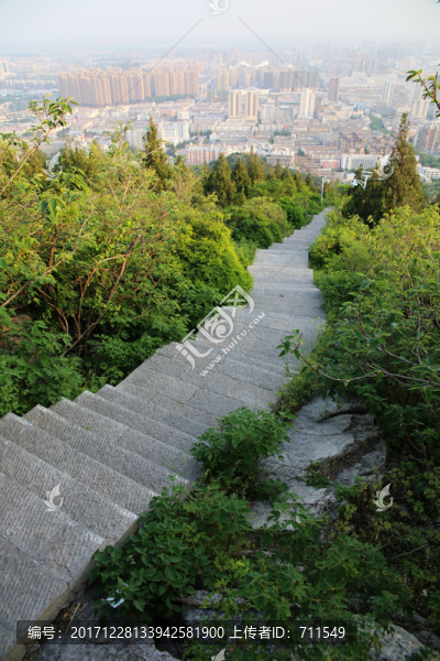 淮北相山,山路