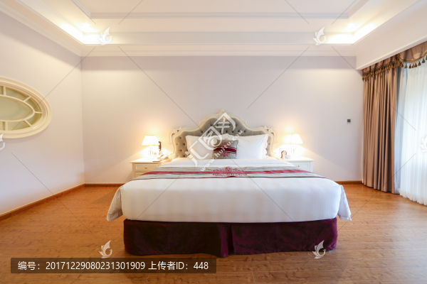 酒店客房,大床房,酒店房間