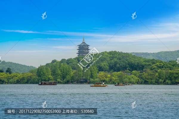 杭州西湖雷峰塔