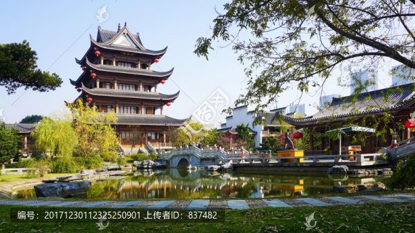 橘子洲公園拱極樓