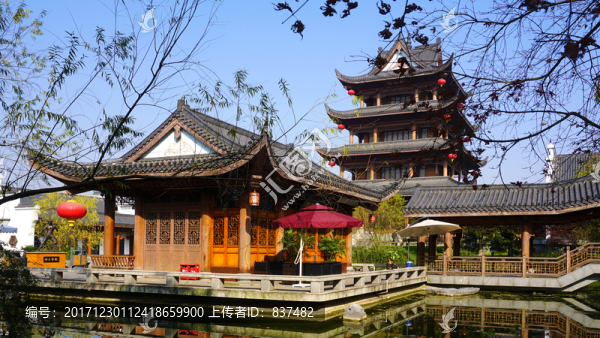 橘子洲公園拱極樓