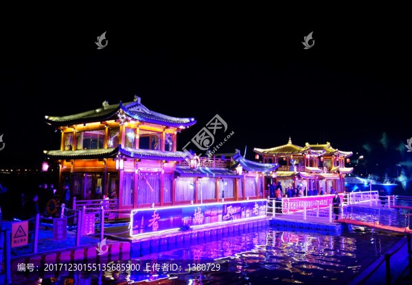 開州漢豐湖游船