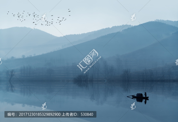 水墨山水畫