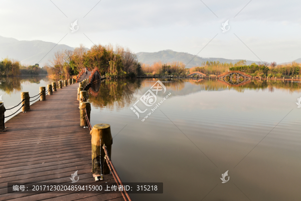 西昌濕地公園,棧道