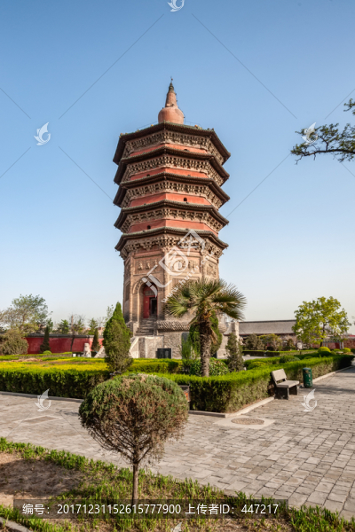 河南安陽天寧寺文峰塔