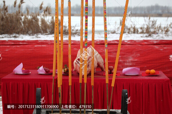豬,水果,上香