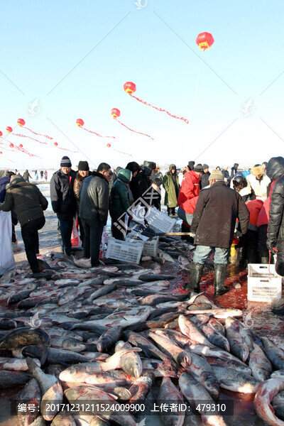 冬捕,捕魚(yú)
