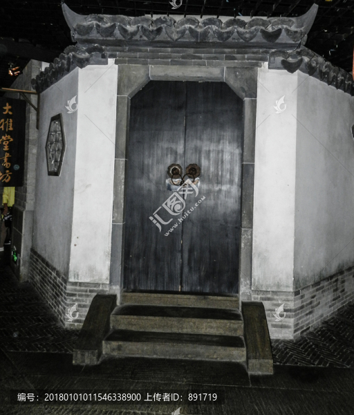老上海民居,木門,徽派建筑