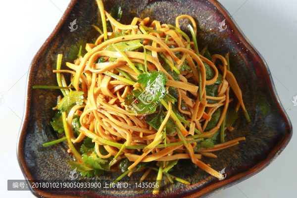 香菜拌干絲