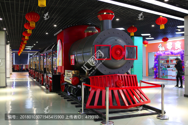 商場內(nèi)景,火車,裝飾,商場中庭