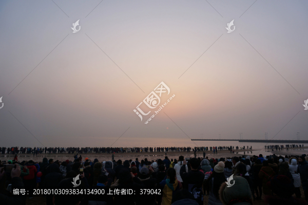 大海日出