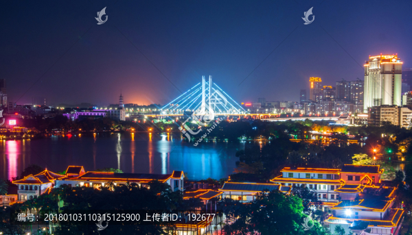 惠州西湖夜景