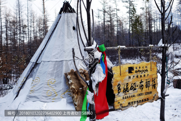 獵民居住的撮羅子