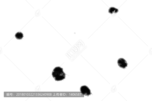 禪意水墨,墨跡墨點(diǎn)飛白