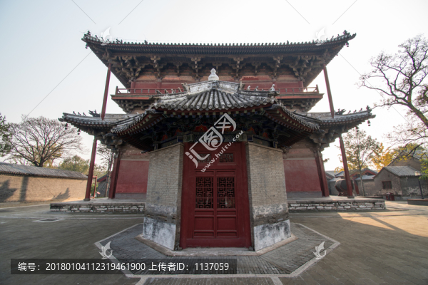 天津薊州獨(dú)樂寺,韋陀亭