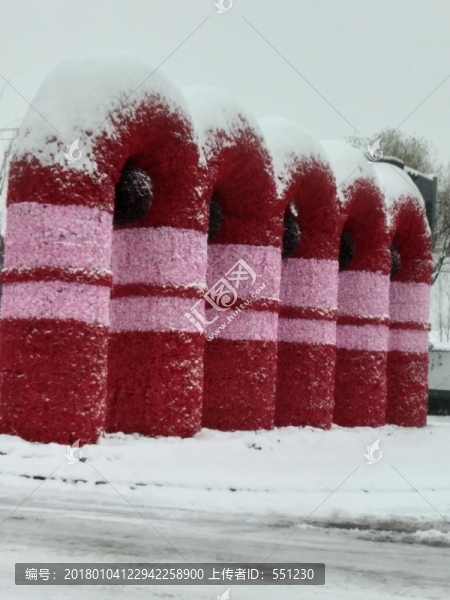 西安,北郊,北辰大道周邊,雪景