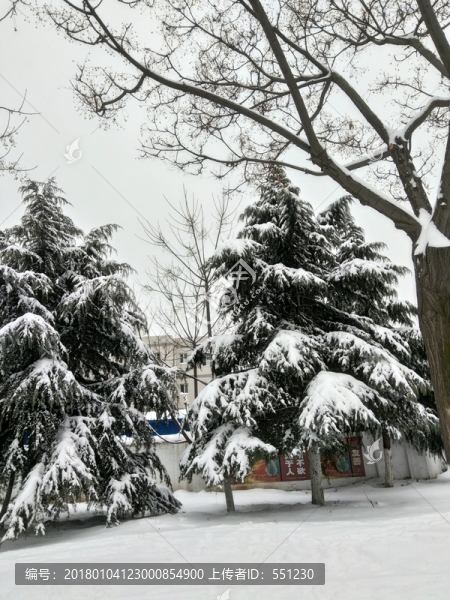 西安,北郊,北辰大道周邊,雪景