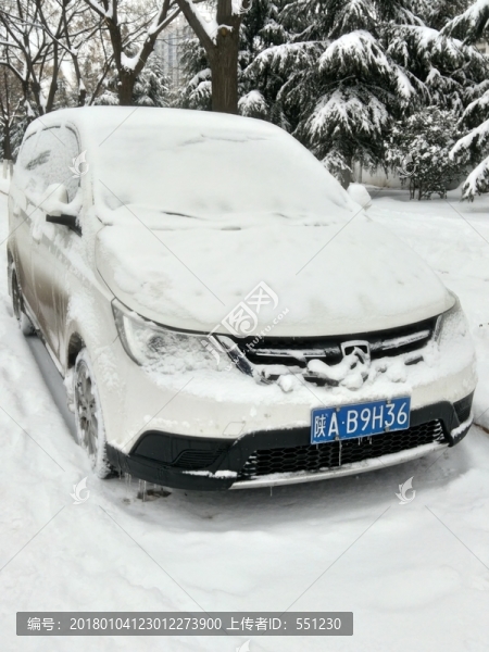 西安,北郊,北辰大道周邊,雪景