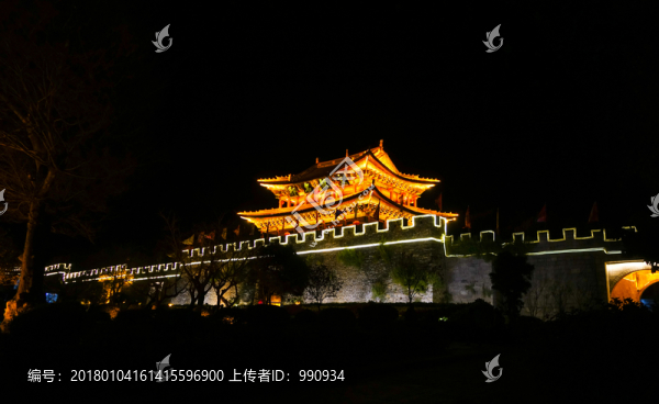 大理古城,夜景