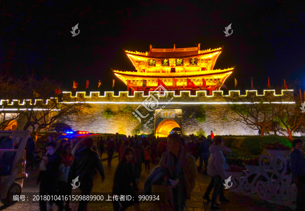 大理古城,夜景