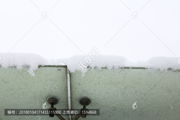 暖冬雪景