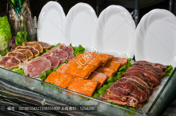 鐵板燒肉類食材