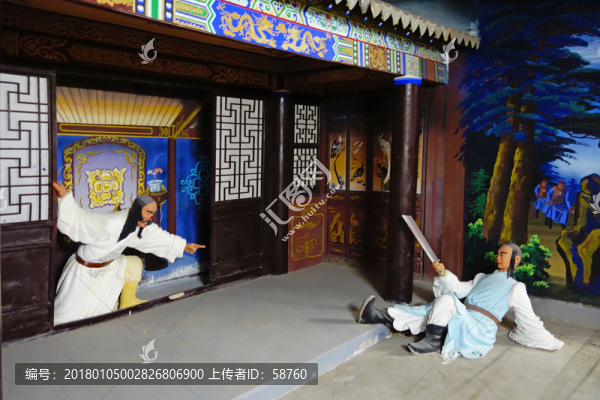 歷史場景人物雕像,元昊之死