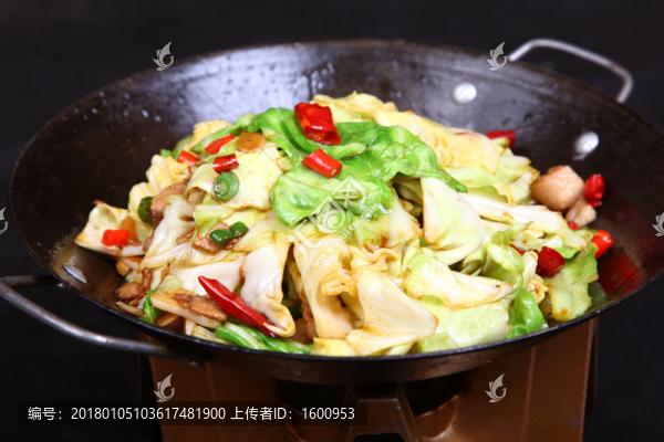干鍋手撕包菜