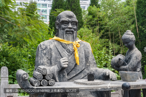 河南鹿邑老子塑像