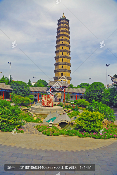 許昌塔,古鎮(zhèn),文峰塔,仿古建