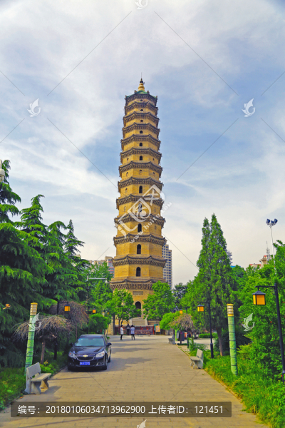 許昌塔,古鎮(zhèn),文峰塔,仿古建筑