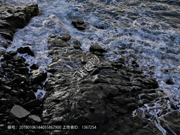 礁石海浪,礁石素材