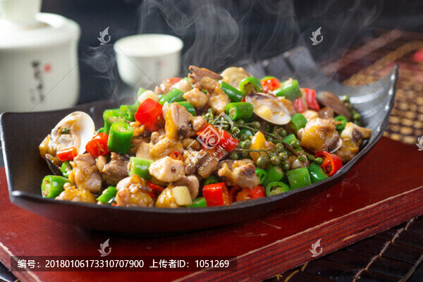 鮮椒文蛤雞