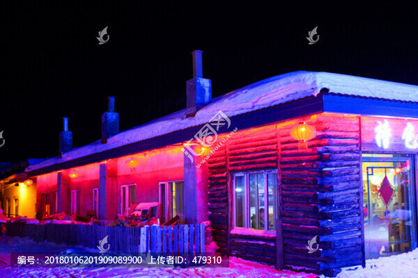 雪鄉(xiāng),夜景,燈光,亮化