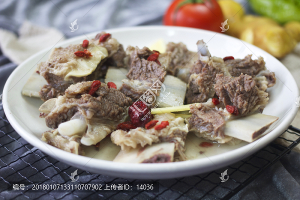 清蒸小黃牛排