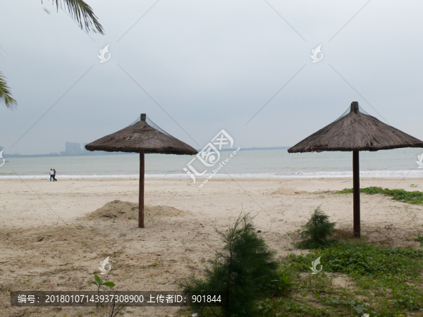 海南島空曠的海灘
