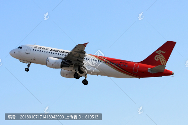 民航飛機(jī),起飛,深圳航空
