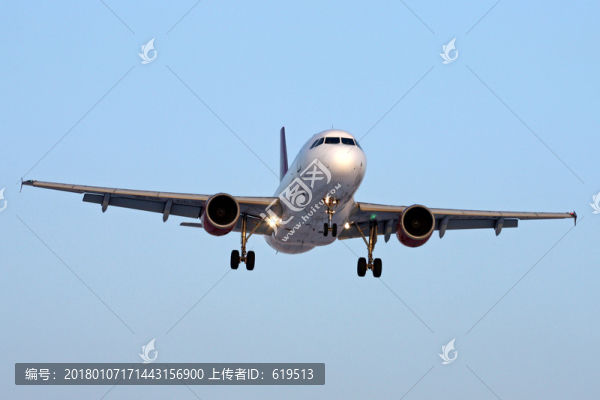 民航,飛機(jī)降落