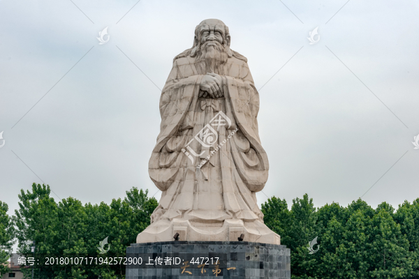 河南鹿邑老子塑像