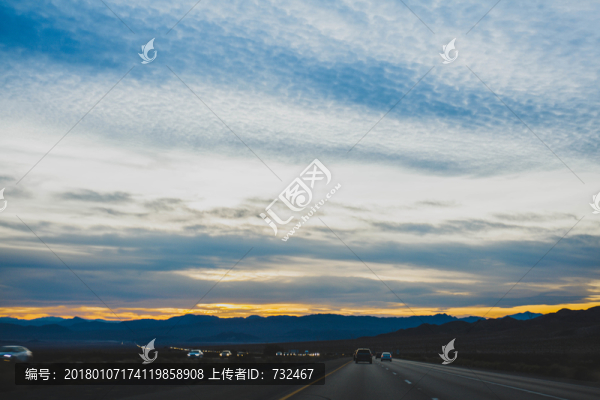 美國加州夕陽風光攝影