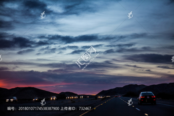 美國加州夕陽攝影