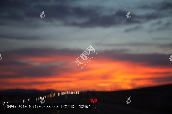 美國加州旅行夕陽