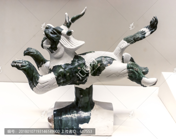 海獅形綠釉陶建筑構(gòu)件