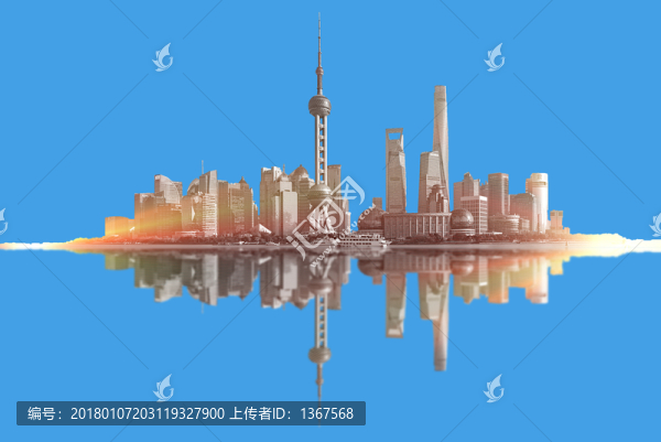 上海陸家嘴全景