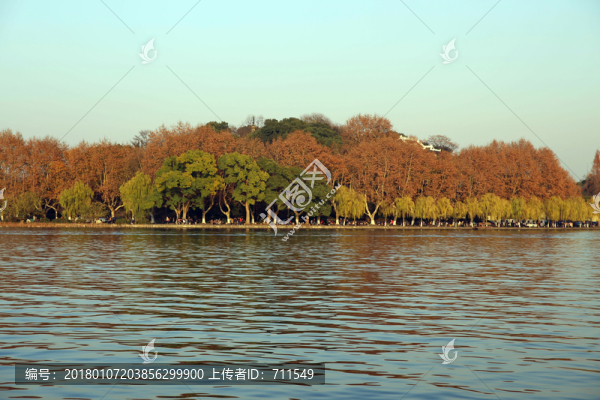西湖冬景