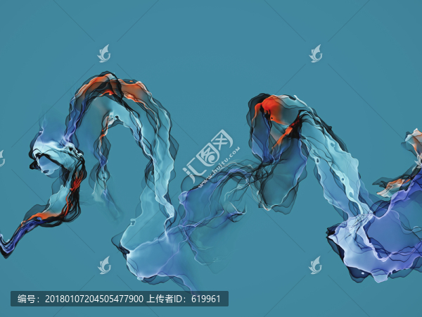 抽象線條水墨畫