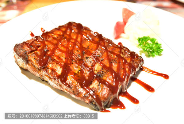 碳烤豬肋排