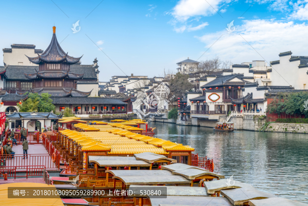 南京夫子廟秦淮河