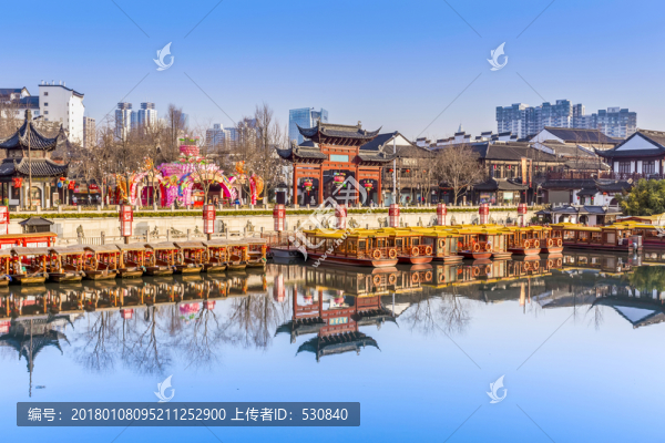 南京夫子廟秦淮河