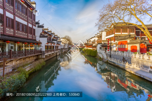 南京夫子廟秦淮河